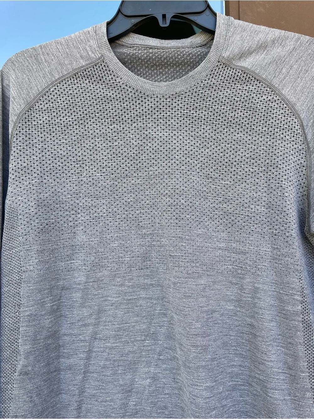 lululemon Grey Performance Long Sleeve Tee